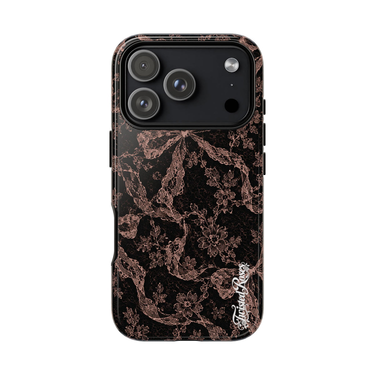 🎀 Coquette Noir 🖤– Laced in Trouble Phone Case