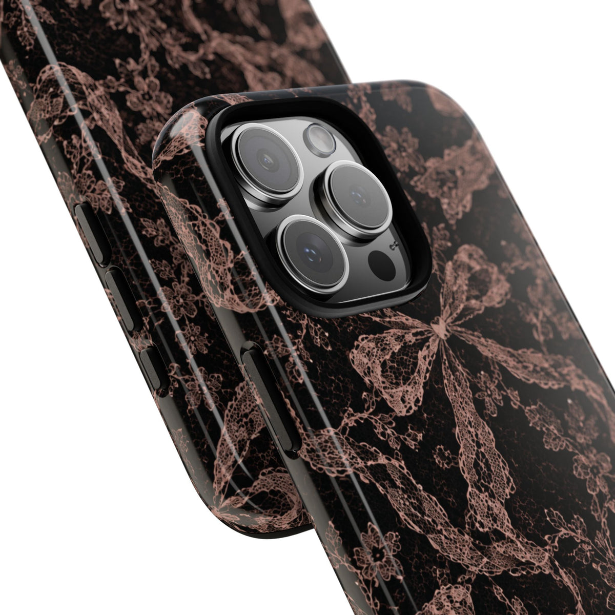 🎀 Coquette Noir 🖤– Laced in Trouble Phone Case