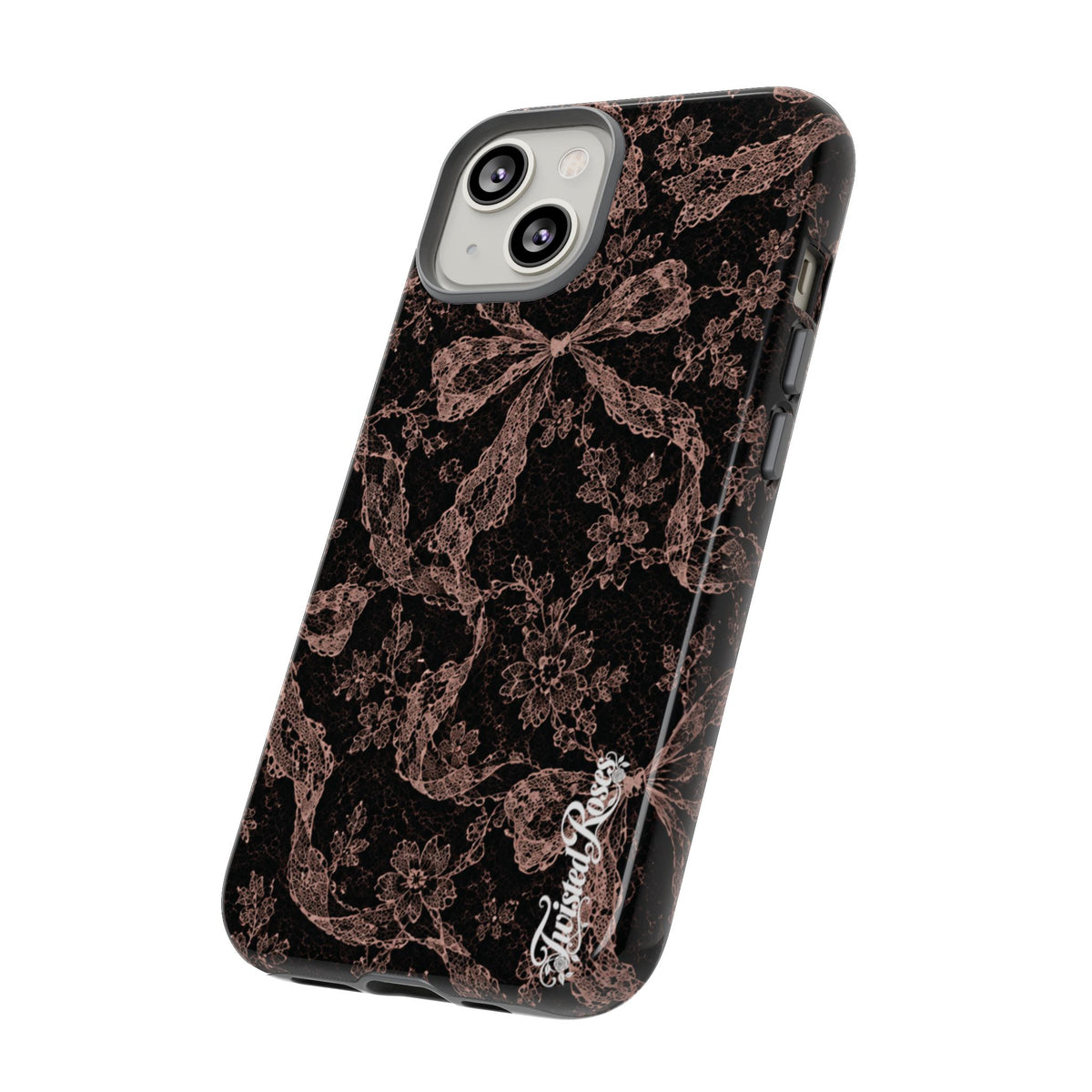 🎀 Coquette Noir 🖤– Laced in Trouble Phone Case