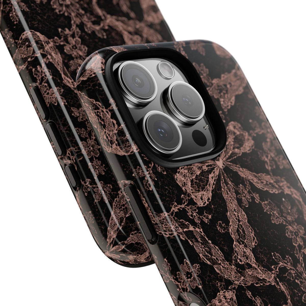 🎀 Coquette Noir 🖤– Laced in Trouble Phone Case