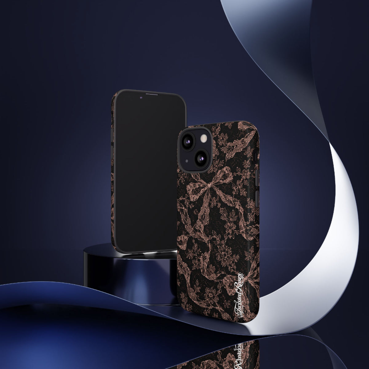 🎀 Coquette Noir 🖤– Laced in Trouble Phone Case
