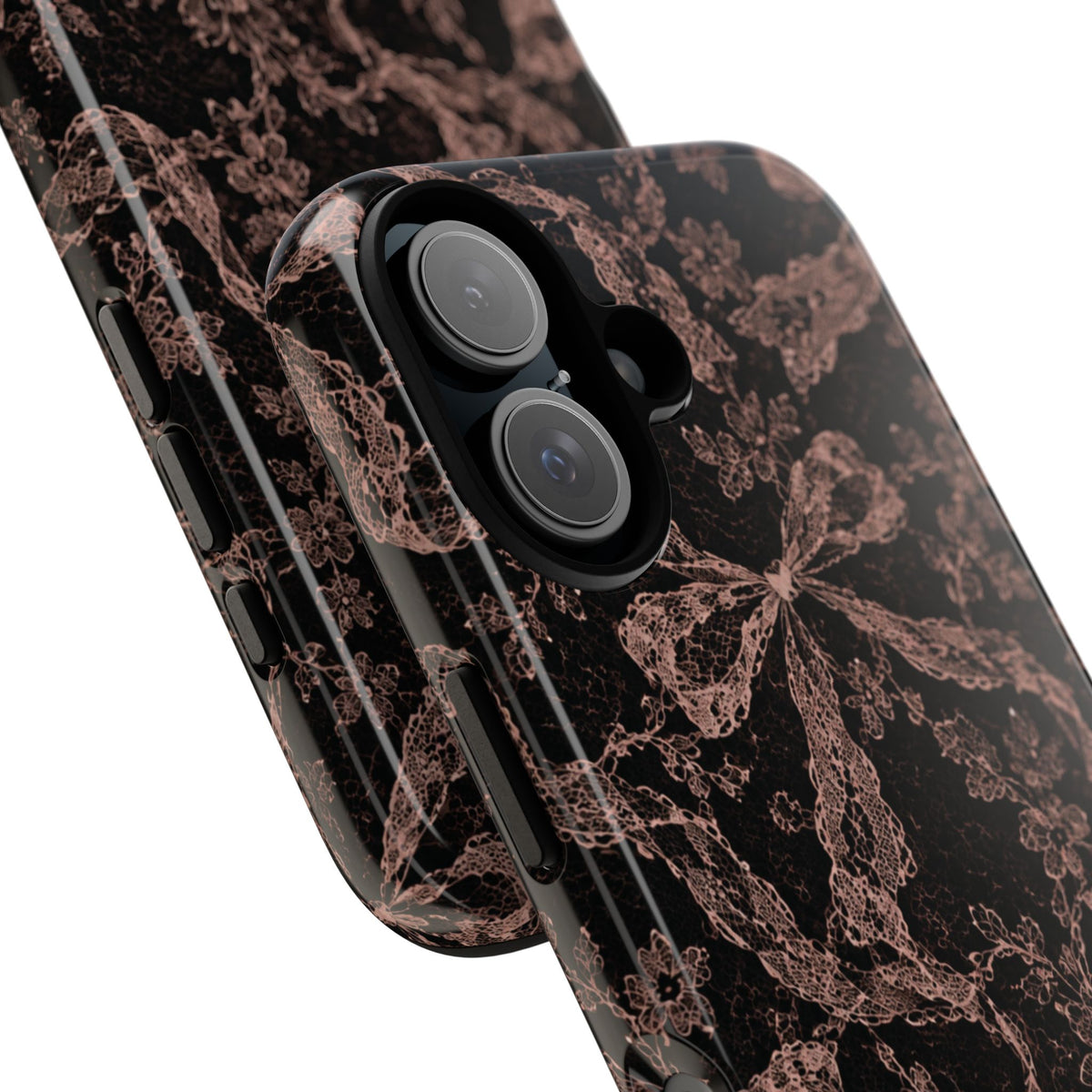 🎀 Coquette Noir 🖤– Laced in Trouble Phone Case