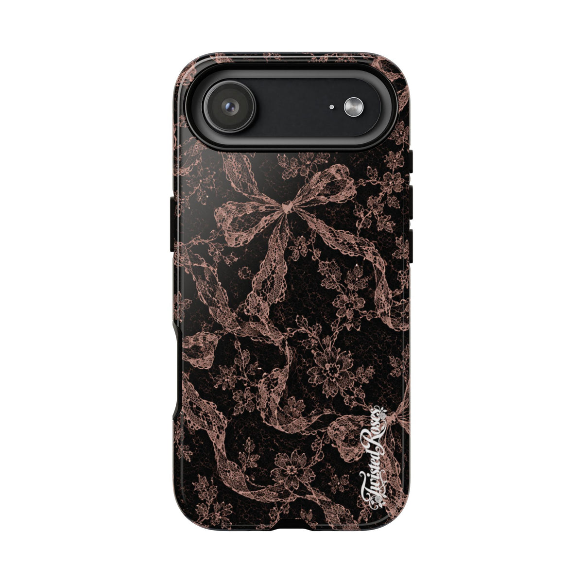 🎀 Coquette Noir 🖤– Laced in Trouble Phone Case